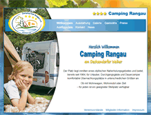 Tablet Screenshot of camping-rangau.de
